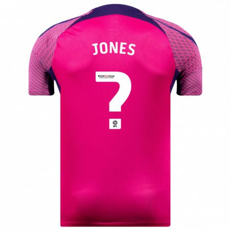 Kandiny Bambino Maglia Harrison Jones #0 Porpora Kit Gara Away 2023/24 Maglietta