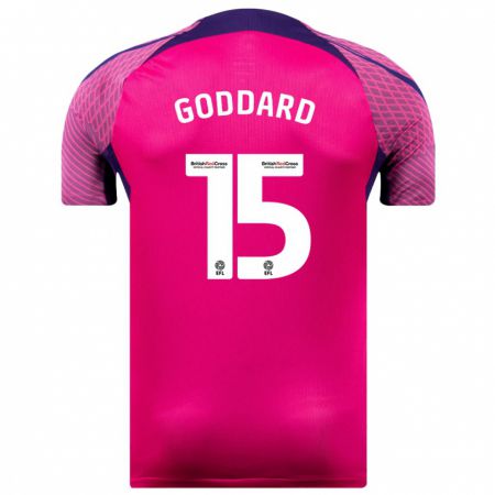 Kandiny Bambino Maglia Amy Goddard #15 Porpora Kit Gara Away 2023/24 Maglietta