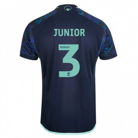 Kandiny Bambino Maglia Junior Firpo #3 Blu Kit Gara Away 2023/24 Maglietta