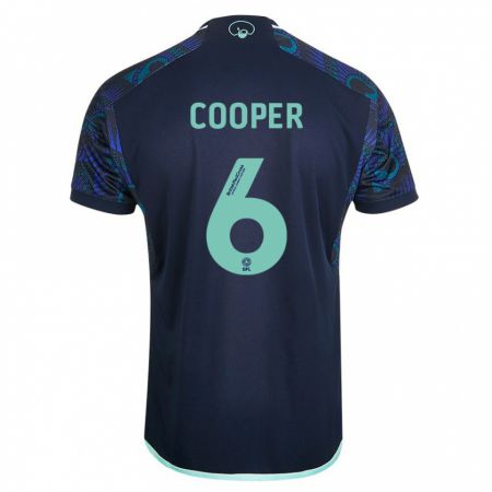 Kandiny Kinder Liam Cooper #6 Blau Auswärtstrikot Trikot 2023/24 T-Shirt Österreich