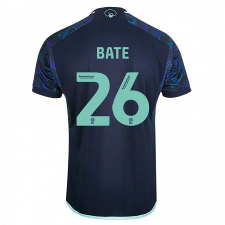 Kandiny Bambino Maglia Lewis Bate #26 Blu Kit Gara Away 2023/24 Maglietta