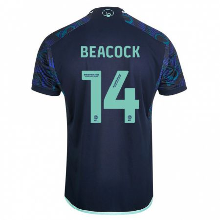 Kandiny Bambino Maglia Molly Beacock #14 Blu Kit Gara Away 2023/24 Maglietta