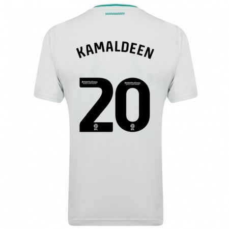 Kandiny Kinderen Kamaldeen Sulemana #20 Wit Uitshirt Uittenue 2023/24 T-Shirt België