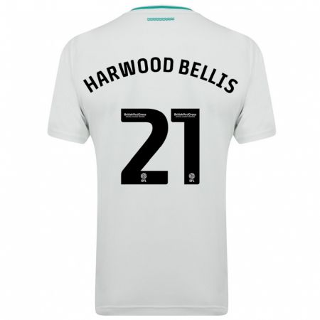 Kandiny Kinderen Taylor Harwood-Bellis #21 Wit Uitshirt Uittenue 2023/24 T-Shirt België