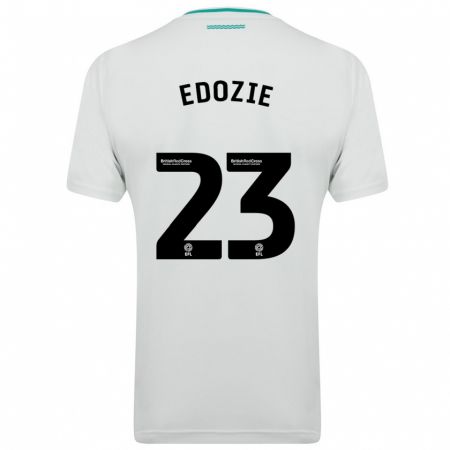 Kandiny Niño Camiseta Samuel Edozie #23 Blanco 2ª Equipación 2023/24 La Camisa