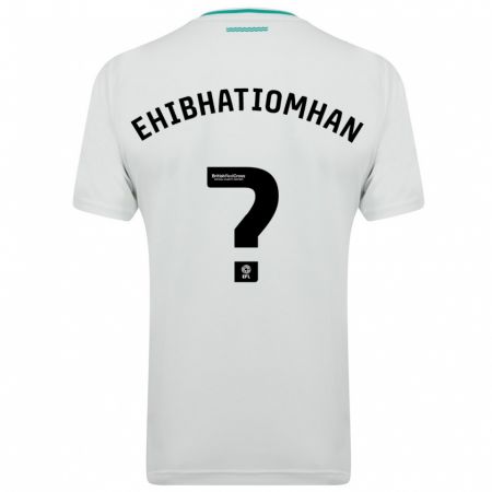 Kandiny Niño Camiseta Princewill Ehibhatiomhan #0 Blanco 2ª Equipación 2023/24 La Camisa