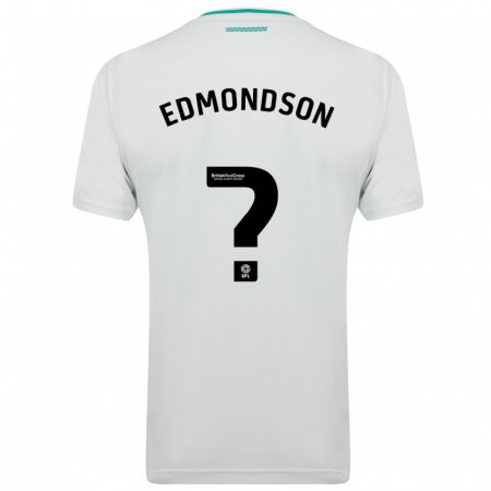 Kandiny Bambino Maglia Tyler Edmondson #0 Bianco Kit Gara Away 2023/24 Maglietta