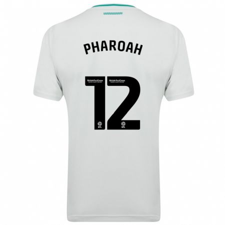 Kandiny Bambino Maglia Sophia Pharoah #12 Bianco Kit Gara Away 2023/24 Maglietta