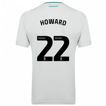 Kandiny Bambino Maglia Bethany-May Howard #22 Bianco Kit Gara Away 2023/24 Maglietta