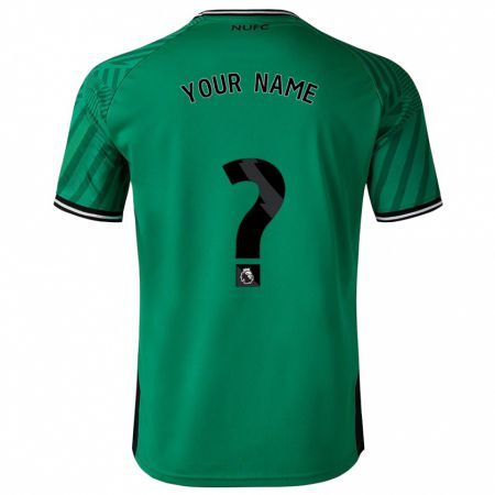 Kandiny Bambino Maglia Il Tuo Nome #0 Verde Kit Gara Away 2023/24 Maglietta