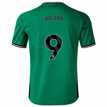 Kandiny Bambino Maglia Callum Wilson #9 Verde Kit Gara Away 2023/24 Maglietta