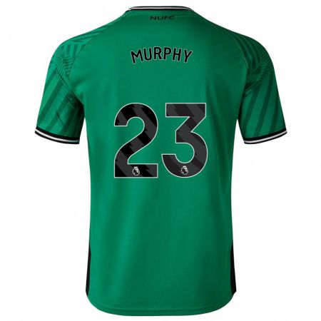 Kandiny Bambino Maglia Jacob Murphy #23 Verde Kit Gara Away 2023/24 Maglietta