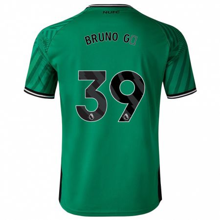 Kandiny Bambino Maglia Bruno Guimarães #39 Verde Kit Gara Away 2023/24 Maglietta