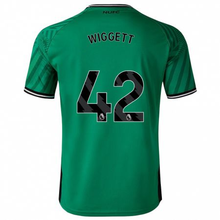 Kandiny Kinderen Charlie Wiggett #42 Groente Uitshirt Uittenue 2023/24 T-Shirt België