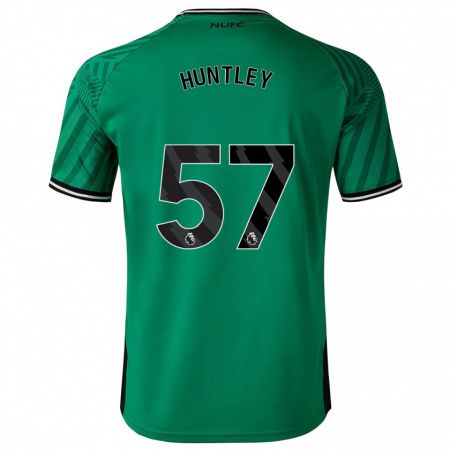 Kandiny Bambino Maglia James Huntley #57 Verde Kit Gara Away 2023/24 Maglietta