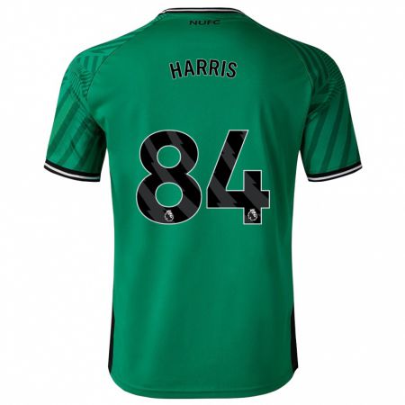 Kandiny Kinder Aidan Harris #84 Grün Auswärtstrikot Trikot 2023/24 T-Shirt Österreich