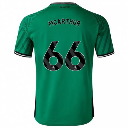 Kandiny Bambino Maglia Charlie Mcarthur #66 Verde Kit Gara Away 2023/24 Maglietta