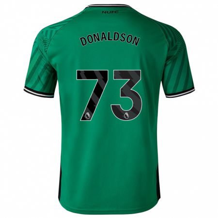 Kandiny Bambino Maglia Josh Donaldson #73 Verde Kit Gara Away 2023/24 Maglietta