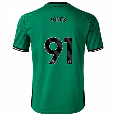 Kandiny Bambino Maglia Tyler Jones #91 Verde Kit Gara Away 2023/24 Maglietta