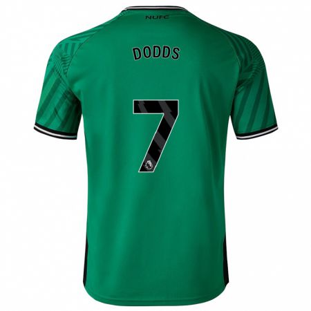 Kandiny Bambino Maglia Tyler Dodds #7 Verde Kit Gara Away 2023/24 Maglietta