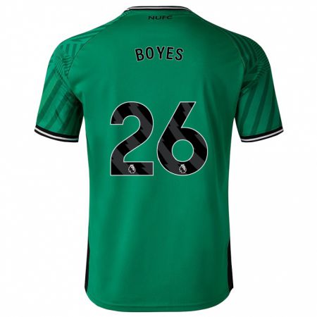 Kandiny Bambino Maglia Grace Boyes #26 Verde Kit Gara Away 2023/24 Maglietta