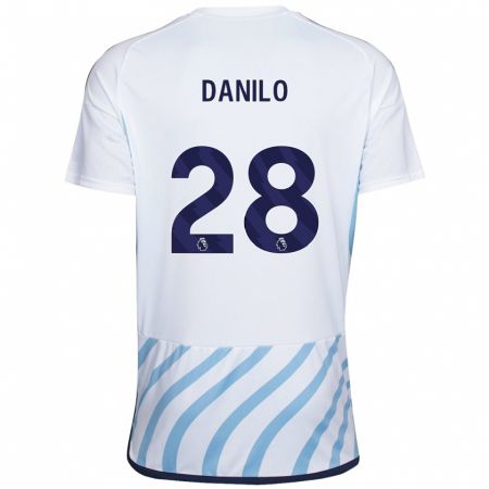 Kandiny Kinder Danilo #28 Weiß Blau Auswärtstrikot Trikot 2023/24 T-Shirt Österreich