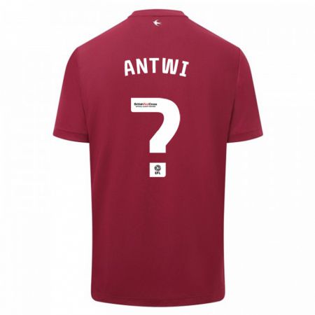 Kandiny Kinderen Cameron Antwi #0 Rood Uitshirt Uittenue 2023/24 T-Shirt België