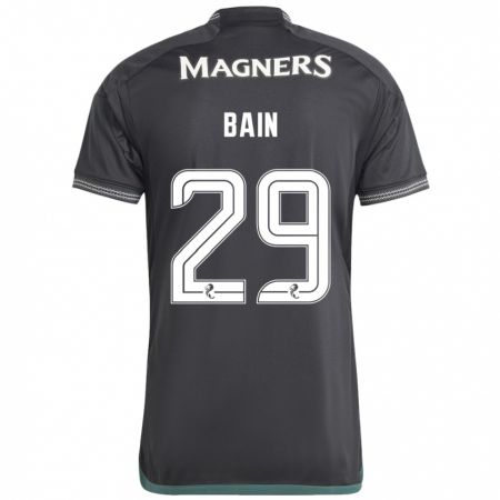 Kandiny Bambino Maglia Scott Bain #29 Nero Kit Gara Away 2023/24 Maglietta