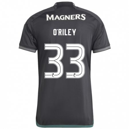 Kandiny Niño Camiseta Matt O'riley #33 Negro 2ª Equipación 2023/24 La Camisa