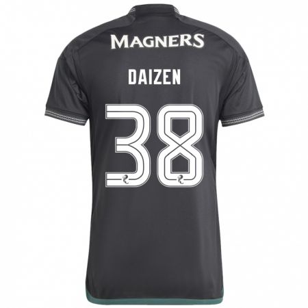 Kandiny Niño Camiseta Daizen Maeda #38 Negro 2ª Equipación 2023/24 La Camisa México