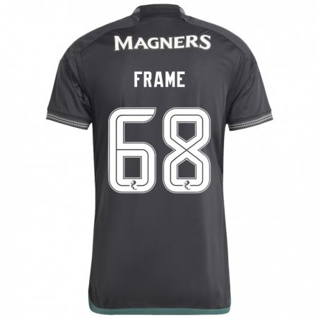 Kandiny Bambino Maglia Mitchel Frame #68 Nero Kit Gara Away 2023/24 Maglietta