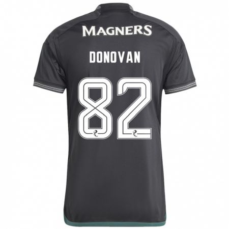 Kandiny Bambino Maglia Colby Donovan #82 Nero Kit Gara Away 2023/24 Maglietta