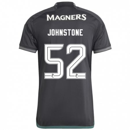 Kandiny Kinder Rachael Johnstone #52 Schwarz Auswärtstrikot Trikot 2023/24 T-Shirt Österreich