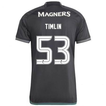 Kandiny Niño Camiseta Sophie Timlin #53 Negro 2ª Equipación 2023/24 La Camisa México