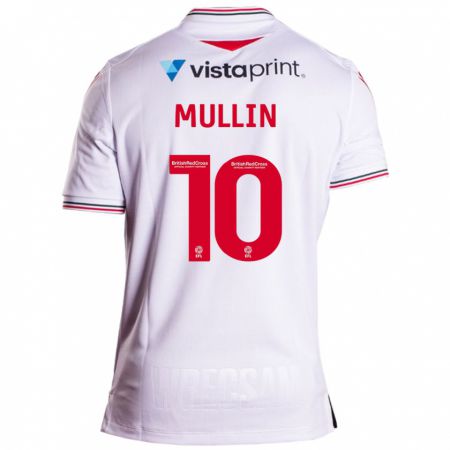 Kandiny Bambino Maglia Paul Mullin #10 Bianco Kit Gara Away 2023/24 Maglietta