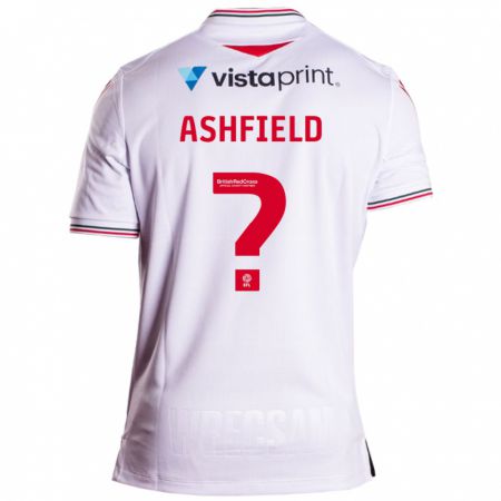 Kandiny Bambino Maglia Harry Ashfield #0 Bianco Kit Gara Away 2023/24 Maglietta