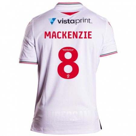 Kandiny Bambino Maglia Libby Mackenzie #8 Bianco Kit Gara Away 2023/24 Maglietta