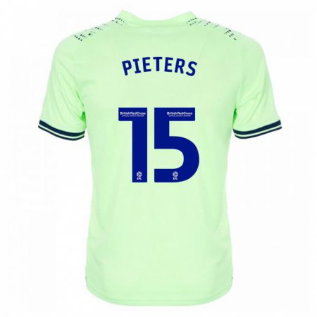 Kandiny Kinderen Erik Pieters #15 Marine Uitshirt Uittenue 2023/24 T-Shirt België