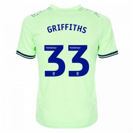 Kandiny Bambino Maglia Josh Griffiths #33 Marina Militare Kit Gara Away 2023/24 Maglietta