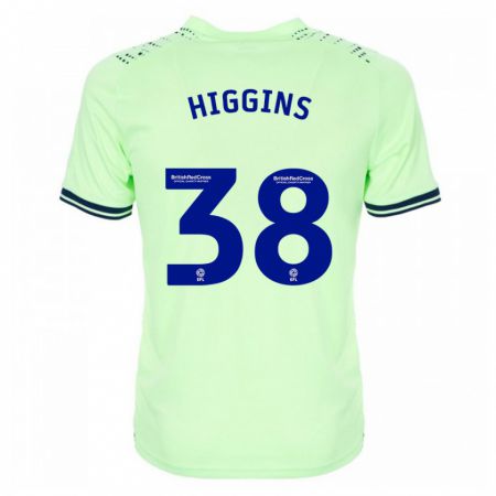 Kandiny Kinderen Akeel Higgins #38 Marine Uitshirt Uittenue 2023/24 T-Shirt België