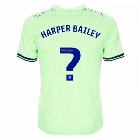 Kandiny Kinderen Aaron Harper-Bailey #0 Marine Uitshirt Uittenue 2023/24 T-Shirt België