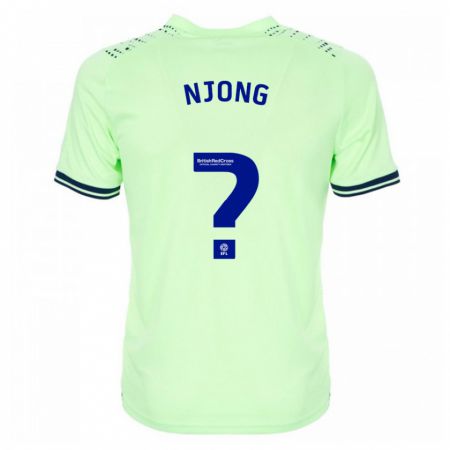 Kandiny Kinder Alessandro Njong #0 Marine Auswärtstrikot Trikot 2023/24 T-Shirt Österreich