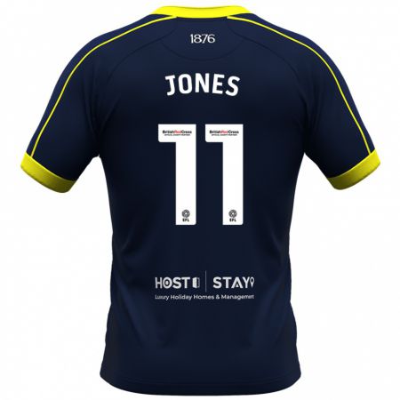 Kandiny Kinder Isaiah Jones #11 Marine Auswärtstrikot Trikot 2023/24 T-Shirt Österreich