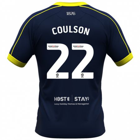 Kandiny Bambino Maglia Hayden Coulson #22 Marina Militare Kit Gara Away 2023/24 Maglietta