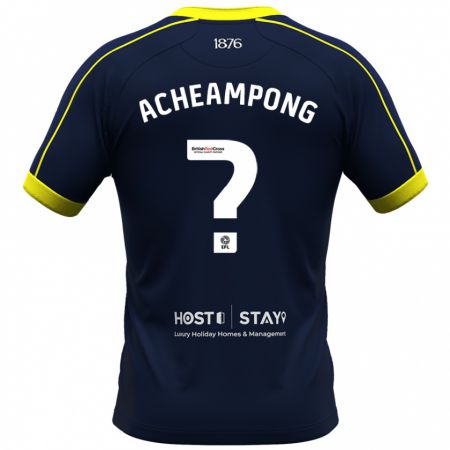 Kandiny Kinder Prince Acheampong #0 Marine Auswärtstrikot Trikot 2023/24 T-Shirt Österreich