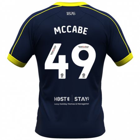 Kandiny Bambino Maglia Law Mccabe #49 Marina Militare Kit Gara Away 2023/24 Maglietta