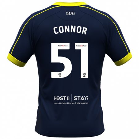 Kandiny Kinder Shea Connor #51 Marine Auswärtstrikot Trikot 2023/24 T-Shirt Österreich