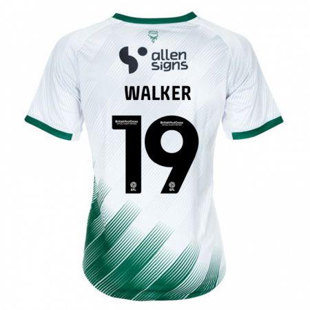 Kandiny Bambino Maglia Tyler Walker #19 Bianco Kit Gara Away 2023/24 Maglietta