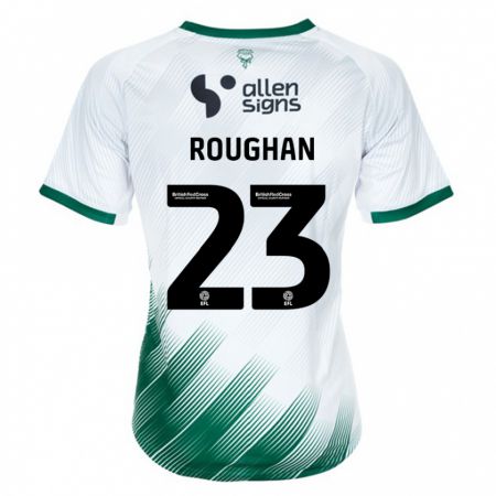 Kandiny Bambino Maglia Sean Roughan #23 Bianco Kit Gara Away 2023/24 Maglietta