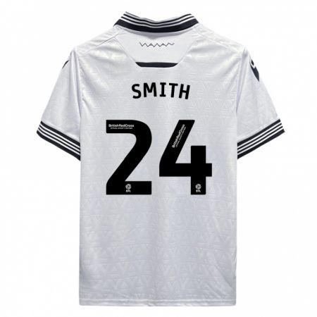 Kandiny Bambino Maglia Michael Smith #24 Bianco Kit Gara Away 2023/24 Maglietta